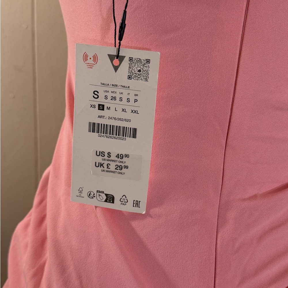 Zara Pink Sleeveless Dress